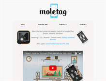 Tablet Screenshot of moletag.com